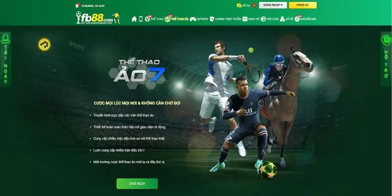 Giới thiệu FB88 Thiên đường cá cược số 1 hiện nay 2 Giới thiệu thể thao ảo FB88