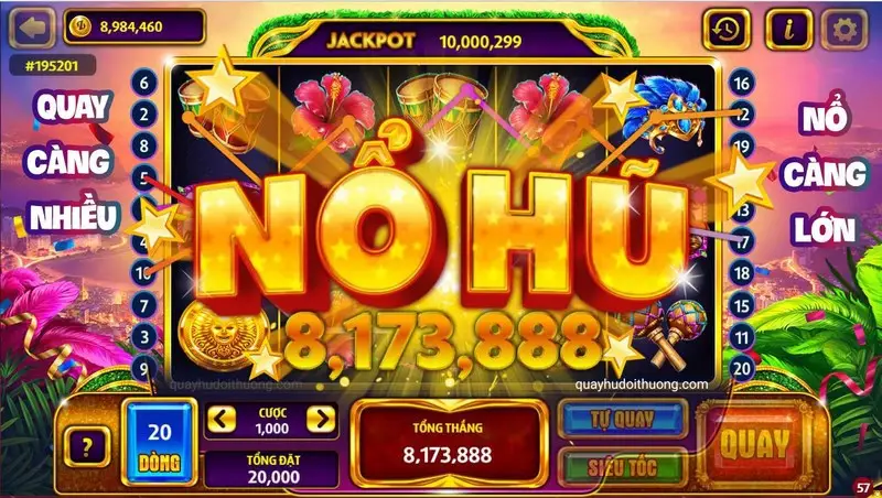 Thị trường game nổ hũ FB88 và cách đặt cược bằng tiền thật 2 Các phiên bản game quay hũ được cung cấp bởi FB88